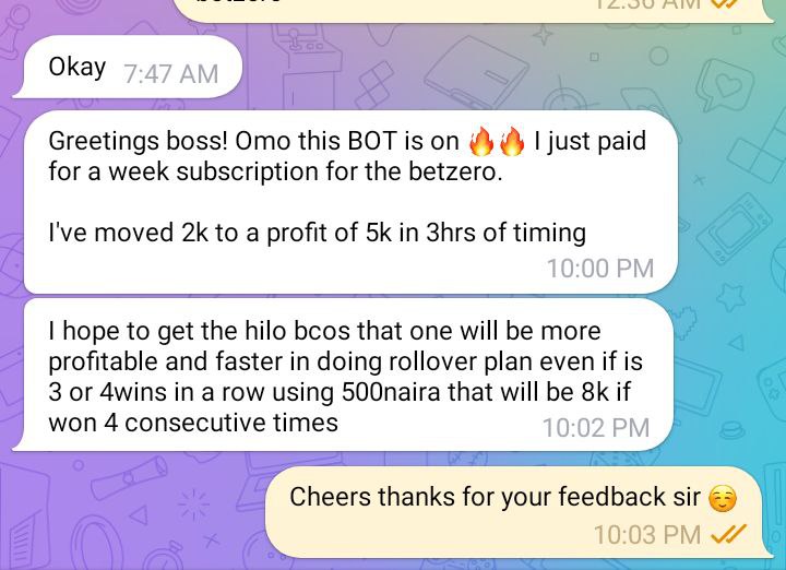 Winning proof from VictoPro Verified User