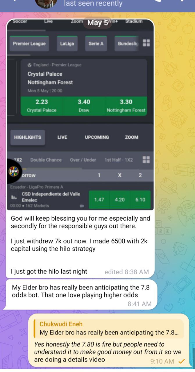 Winning proof from VictoPro Verified User