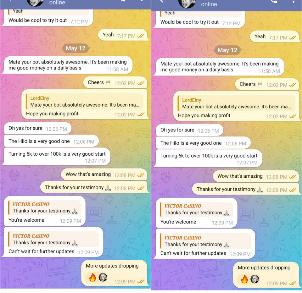 Winning proof from VictoPro Verified User