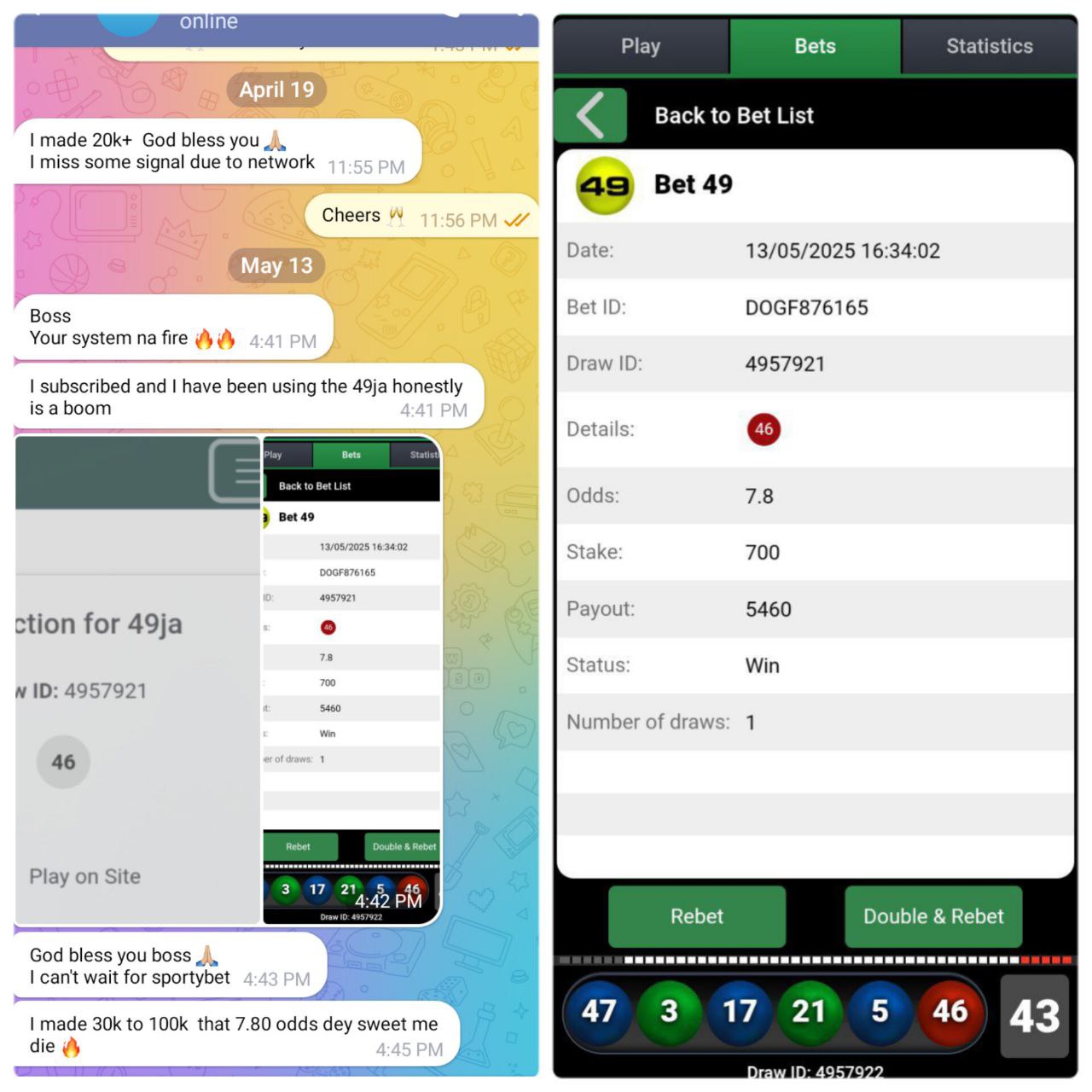 Winning proof from VictoPro Verified User