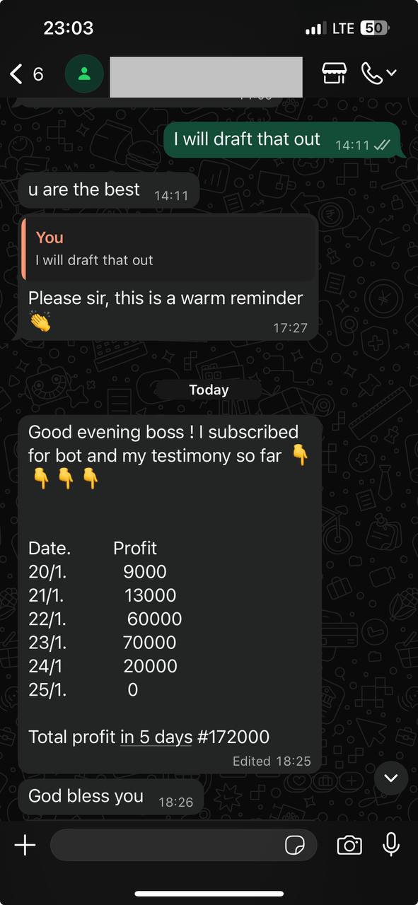 Winning proof from VictoPro Verified User